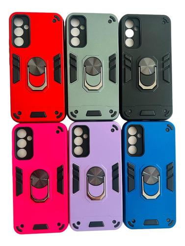 Carcasa Para Samsung A34 5g Anti Golpes Anillo Colores