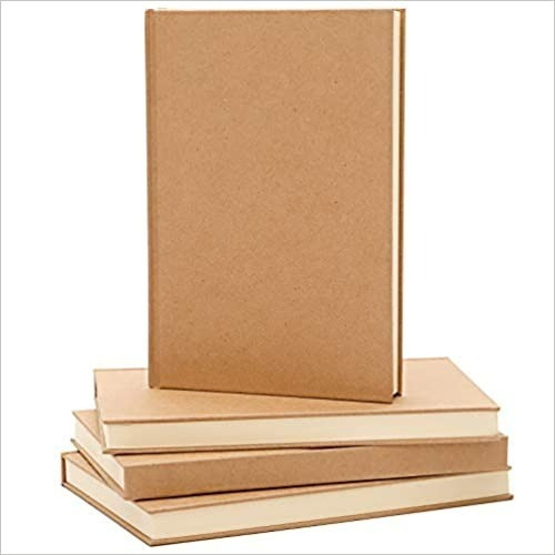 Paquete 4 Cuadernos Pasta Dura Hoja Blanca Gruesa 100 G/m²
