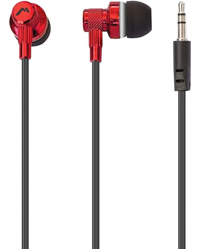 Audífonos Metálicos In Ear 3.5mm Mitzu Mh-2014rd