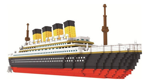 Kit De Bloques De Construcción Del Titanic, 3800 Piezas