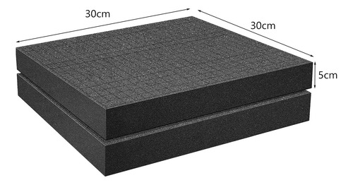 Hoja De Espuma Para Cojín De Cajón De 30cmx30cmx5cm