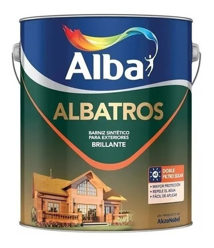 Albatros Barniz Marino Exterior Bte Doble Filtro Solar 1 Lt