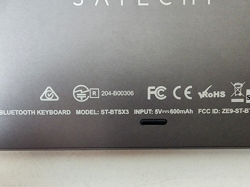 Teclado Bluetooth Satechi Slim X3 Bluetooth Backlit Qwerty