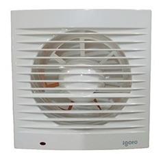 Imagen 2 de 5 de Extractor De Aire De 4 Blanco Empotrable Aire 16w Watts