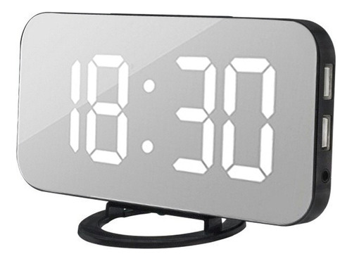 Reloj Despertador Digital Led Con Puerto Usb Para Cargador D