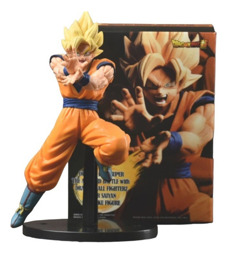 Figura Goku Ssj 25cm C/caja Importado