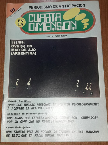 Revista Cuarta Dimension N°173   Mayo De 1989