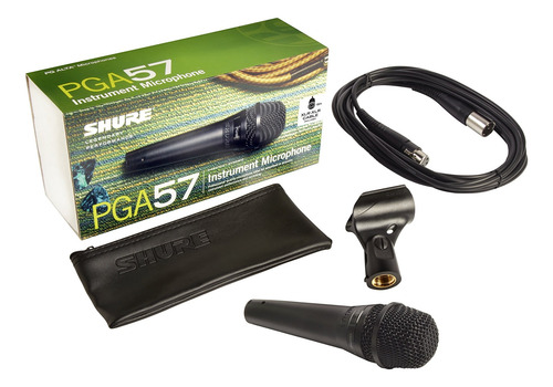 Micrófono Dinámico Cardioide Para Instrumento Shure Pga57