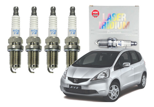 Vela De Ignição Iridium Honda Fit E City 1.4 1.5 2009 2010