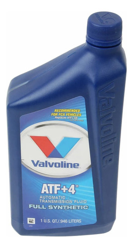 Aceite Caja Atf+4 Caja Automática 0.946 Litros Valvoline