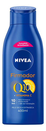 Loção Hidratante Firmadora Q10 Vitamina C 400ml Nívea Notas Cítricas