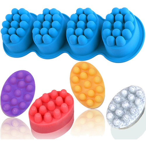 Massageador Molde Silicone Para Sabonete Artesanal Spa