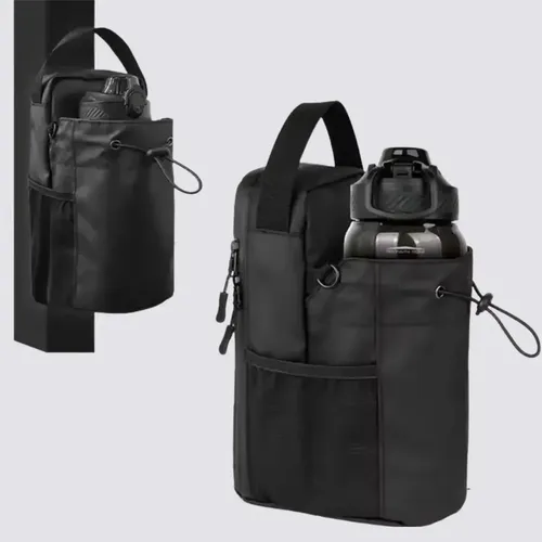 Bag Magnética Para Garrafas Bolsa De Academia Cor Preta Liso