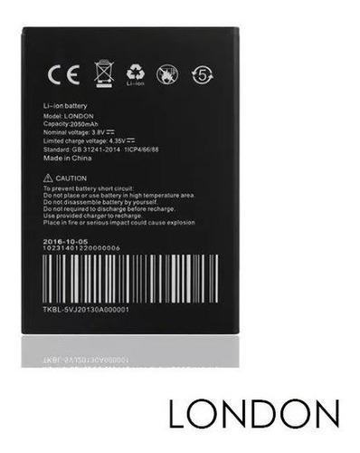 Bateria Umi London 2050 Mah - Original - Pronta Entrega