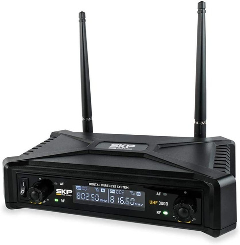 Micrófonos SKP Pro Audio UHF-300D dinámico cardiode negros