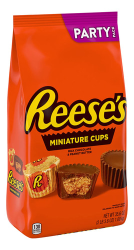 Reese's Miniatures - Tazas De Mantequilla De Man Y Chocolate