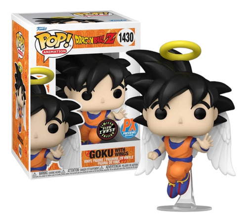 Funko Pop Goku With Wings #1430 Chase Glow Limited Edition