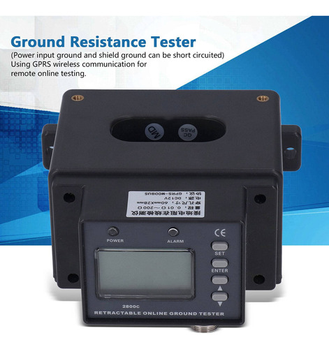 Medidor Resistencia Tierra Cambio Automatico Probador Alta