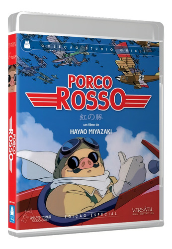 Bluray Porco Rosso - Anime - Hayao Miyazaki Original Lacrado