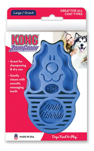 Kong - Cepillo Para Perro Con Zoom Para Novio, Novio Y Masaj