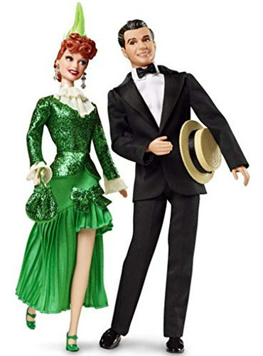 Conjunto De Muñecos   I Love Lucy  Lucy Y Ricky Para Colecci