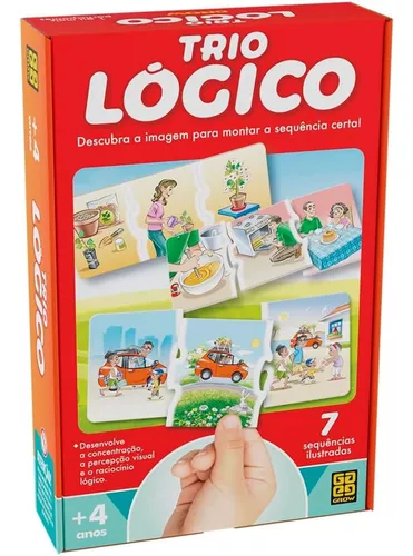 Jogo Educativo - É Lógico - 2 a 4 Jogadores - Grow