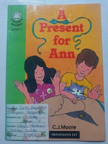 A Present For Ann Childrens Reader Inglés