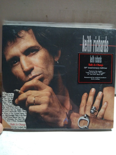 Keith Richards Talk Is Cheap 30 Aniversario Cd Nuevo