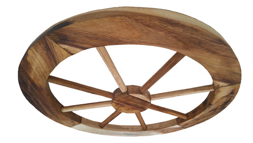 Rueda Carreta Madera Rueda Decorativa 80cm X 4cm Tipo Antigu