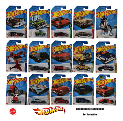 Kit 3 Hot Wheels Carrinhos Sortidos Sem Repetição De Modelo Cor Multicolorido