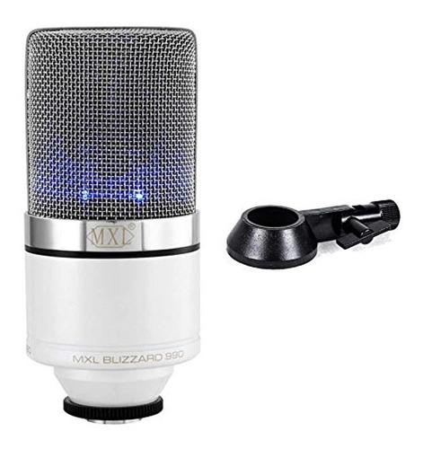 Microfono De Condensador Mxl Mics 990 Blizzard Con Luces Le