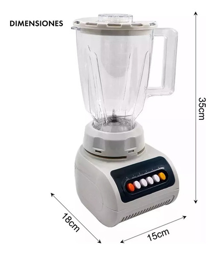 Imagen 4 de 7 de Licuadora Retro 2 En 1 Kanji Con Jarra De Vidrio Blanca 200v
