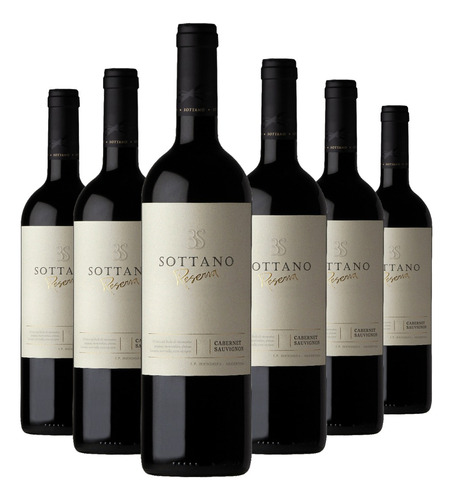 Vino Sottano Reserva Cabernet Sauvignon Caja 6x750cc