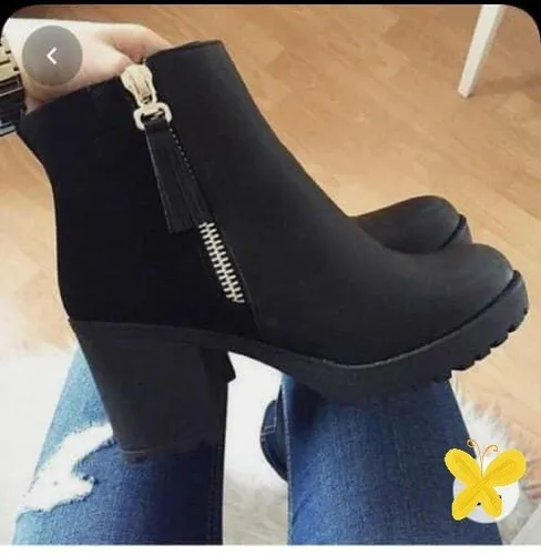 Botines tacon goma sale