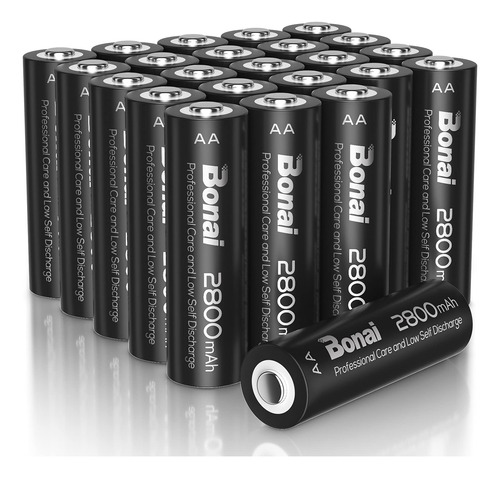 Bonai Bateras Recargables Aa De Alta Capacidad 2800 Mah 1.2