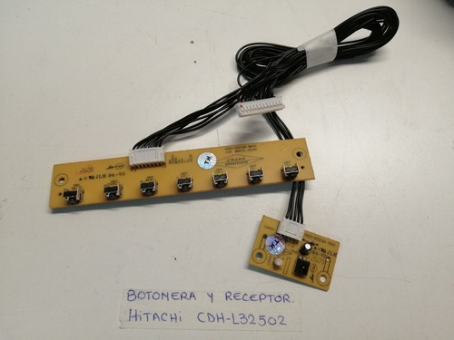 Botonera Y Receptor Ir Para Hitachi Cdh-l32502 