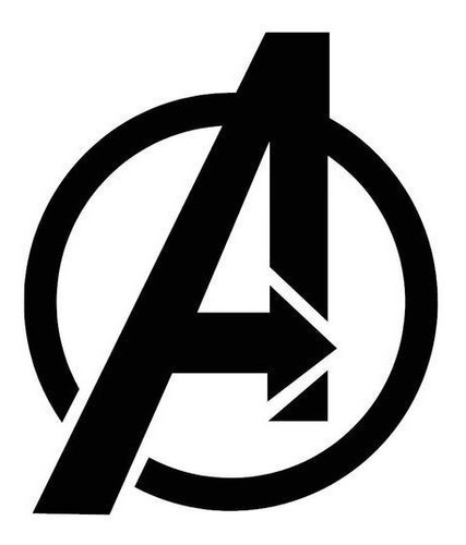 Avengers Logo Vengadores Autoadhesivo Vinilo Auto