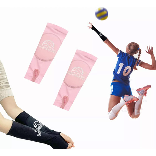 Mangas Protección Para Profesional Voleibol Mujer Brazo 2x
