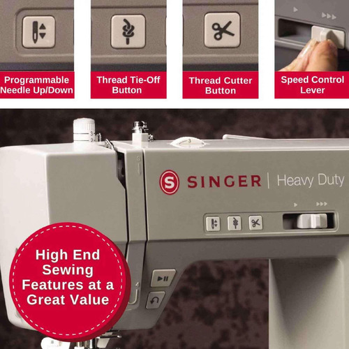 Máquina De Costura Singer Heavy Duty 6800c Computadorizada 5