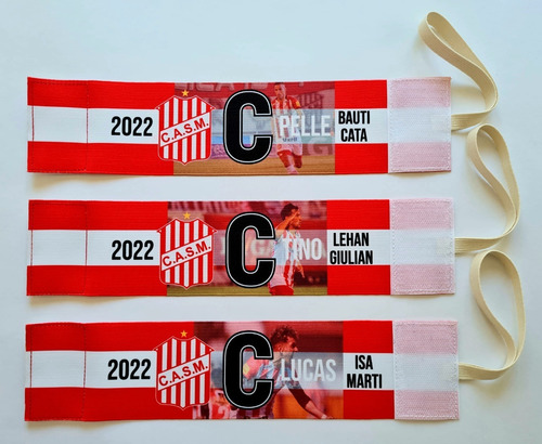 Imagen 5 de 10 de Cintas De Capitan Personalizadas !!!!!! Rapidez Y Calidad!!!