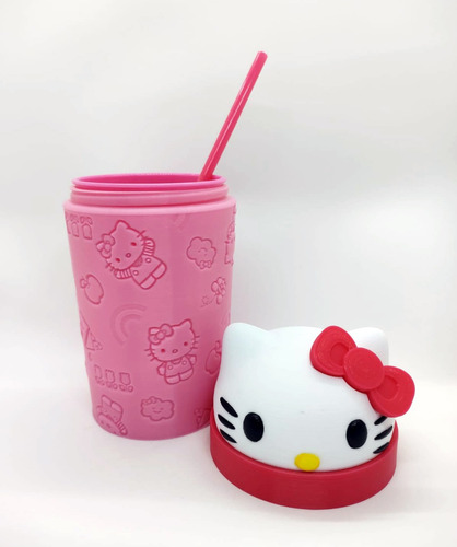 Vaso Hello Kitty 300 Ml Impresión 3d