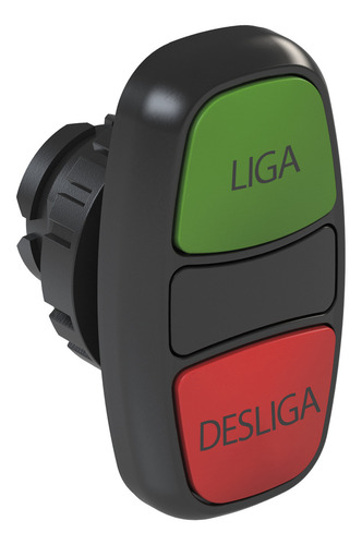 Frontal Botão Duplo Weg Liga Desliga Csw2-bdf21ld Ip66 Cor Verde/vermelho 0