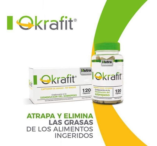 Okrafit 120 Cápsulas + Envío Gratis