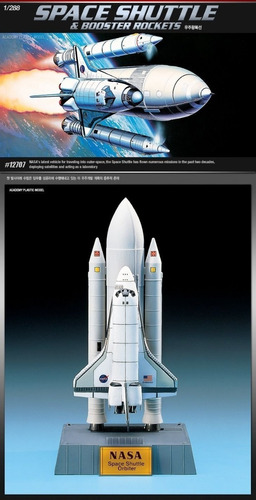 Academy Space Shuttle Transbordador 1/288 Supertoys 