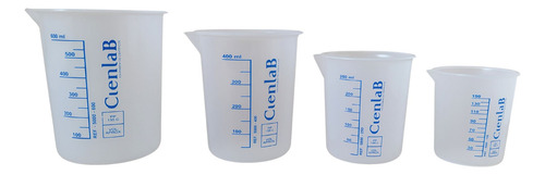 Béquer Becker 250ml Polipropileno Forma Baixa Graduado