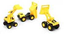 Comprar Pack 3 Camion Construccion Excavadora Volteo Bulldozer Niños