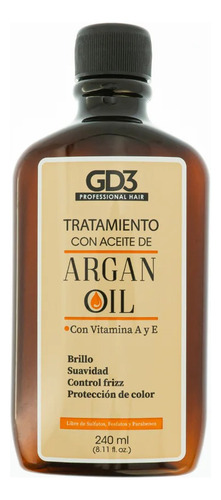 Aceite De Argán Gd3 240 Ml - Tratamiento Antifrizz