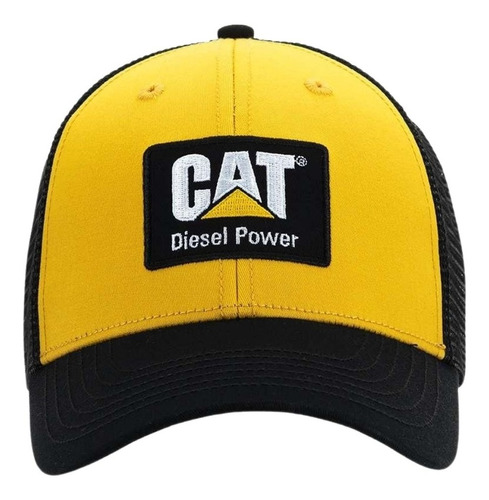 Gorra Cat Caterpillar Cachucha Amarilla Negra Diesel Power 