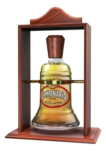 Tequila Campanario Reposado 750ml C/ Base De Madera