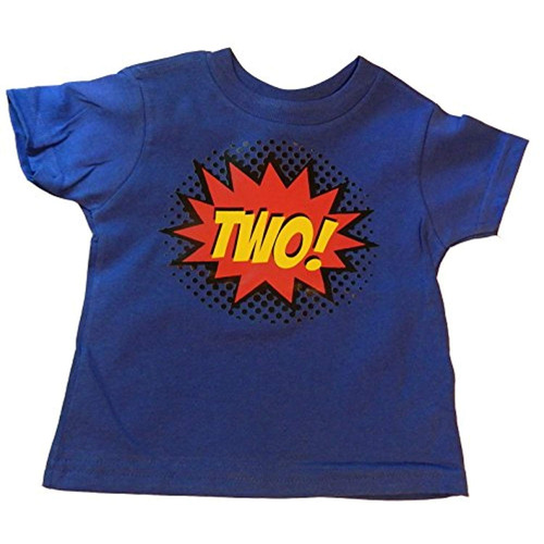 Camiseta Personalizada Superhéroes 2 Años Niño.